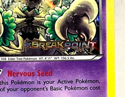 Pokemon Break Point Trevenant " STAF F" Gold Foil Prerelease Promo Card OOP Rare - Image 3