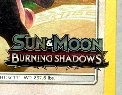 Pokemon SM Burning Shadows Bewear STAFF Gold Foil Stamp Prerelease x 2 Card Set - Image 3