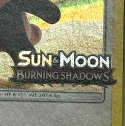 Pokemon SM Burning Shadows Bewear STAFF Gold Foil Stamp Prerelease x 2 Card Set - Image 4