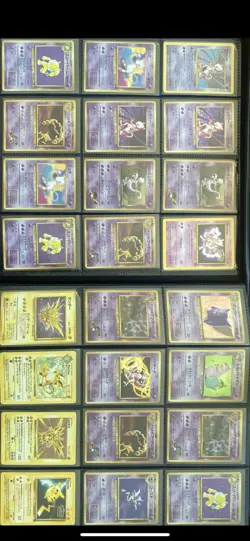 Vintage Pokemon 90+ Holo English and Japanese Cards with First Editions - Image 3