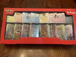 Pokemon TCG Prismatic Evolutions Costco 8 Mini-Tin Bundle w/ Promo Cards NEW - Image 1