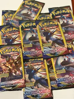 Pokemon Card Sword & Shield 3 Card Pack (LOT OF 100) - Image 2