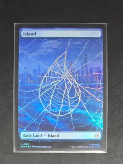 Island L0190 Foil Marvel's Spider-Man MTG NM/M !!! - Image 1