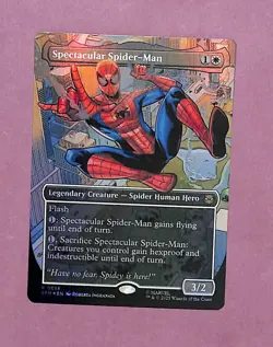 Magic The Gathering Marvel Spider-Man Spectacular Rare Foil Borderless R 0014 - Image 1