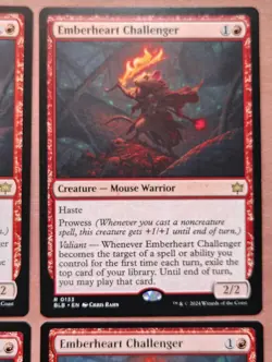4x Emberheart Challenger **NEAR MINT** **UNPLAYED** MTG - Image 3