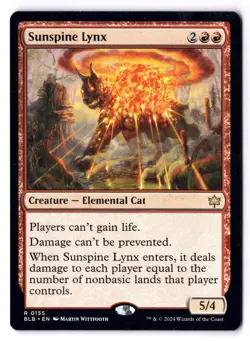 Sunspine Lynx NM* Bloomburrow ENGLISH 0155 mtg -UnltdCards - Image 1