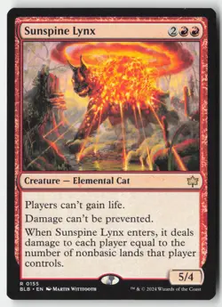 MTG - Sunspine Lynx R Bloomburrow 155 LP-NM - Image 1