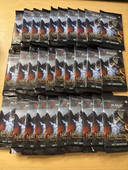 [MTG] Universes Beyond: Lord of the Rings Set Booster Pack x30 Factory Sealed! - Image 1
