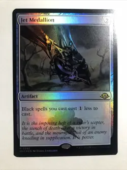 Jet Medallion Modern Horizons 3 Rare Foil 0292 (Pack Fresh) - Image 1