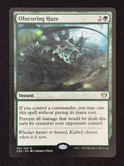 1x MTG Obscuring Haze - Commander 2020 (C20) #61 - Magic the Gathering - Image 1