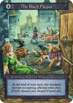 The Black Plague - Sorcery Arthurian Legends - Unique - Non Foil - Image 1
