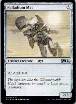 Palladium Myr 234 U Core Set 2021 LP Magic The Gathering - Image 1