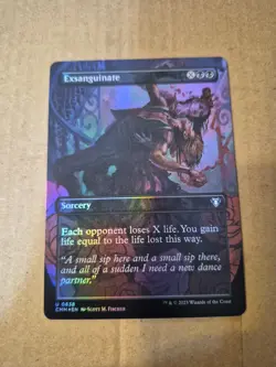 Exsanguinate (Borderless) Commander Masters Foil - Image 1