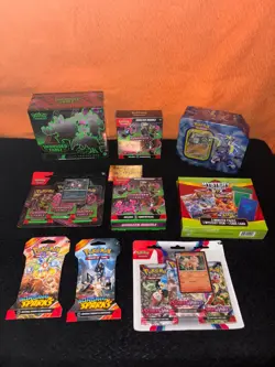 Pokemon TCG Scarlet Violet Shrouded Fable ETB Factory Sealed + Sealed Lot + BBx2 - Image 1