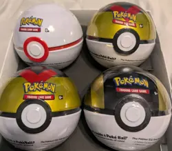 Pokemon- Pokeball Tin - New! Factory Sealed! C21 - Image 1