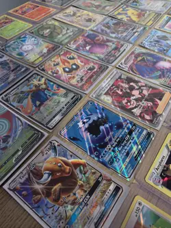 Pokemon Card Lot 100 TCG Cards Ultra Rares Included- GX, EX, or V + Holos - Image 1