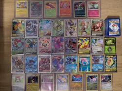 Pokemon Card Lot 100 TCG Cards Ultra Rares Included- GX, EX, or V + Holos - Image 3