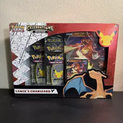 Pokemon Celebrations Lance’s Charizard V Collection Sealed FREE SHIP - Image 1
