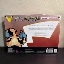 Pokemon Celebrations Lance’s Charizard V Collection Sealed FREE SHIP - Image 2