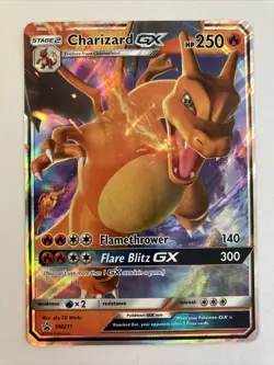 Pokemon TCG Charizard GX SM Black Star Promo SM211 Holo Promo - Image 1