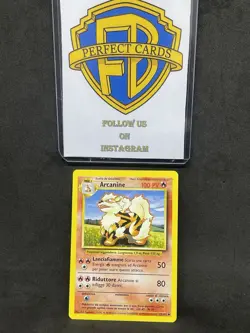POKEMON SET BASE UNLIMITED ARCANINE NONCOMUNE 23/102 NM - Image 1