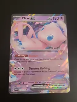 Mew ex 151/165 Pokemon TCG SV: Scarlet & Violet 151 English Double Rare NM - Image 1
