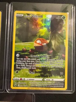 ⭐Bidoof, Voltorb, Turtwig Pokemon Crown Zenith Galarian Gallery - 3 Lot NM! - Image 3