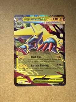 Mega Manectric EX Pokemon TCG Mega Evolution Double Rare 050/132 NM/M Holo Art - Image 1