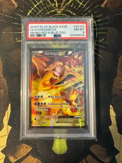 Pokemon Charizard EX XY121 Promo PSA 8 - Image 1