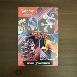 Pokemon TCG: Scarlet & Violet - Destined Rivals Booster Bundle In Hand - Image 1
