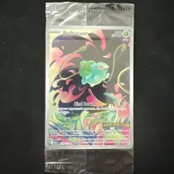SEALED Pokemon TCG Bulbasaur Illustration Rare Mega Evolutions Stamped Promo - Image 1
