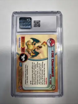 1999 Pokemon Topps Series 1 #6 Charizard First Print CGC 10 - Image 2