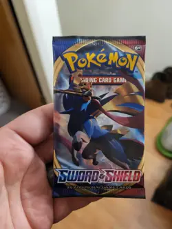 Pokemon Sword & Shield Base Set Booster Pack New Sealed! - Image 1