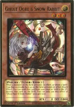 *** GHOST OGRE & SNOW RABBIT *** GOLD RARE MAGO-EN009 ALTERNATE ART NM YUGIOH! - Image 1