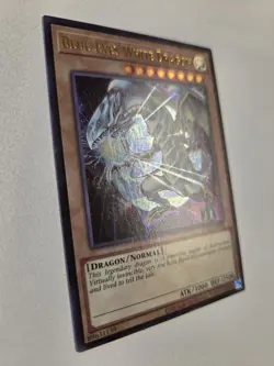 Blue-Eyes White Dragon LCKC-EN001 (Version 3) Alt Art Yugioh Ultra Rare NM - Image 2