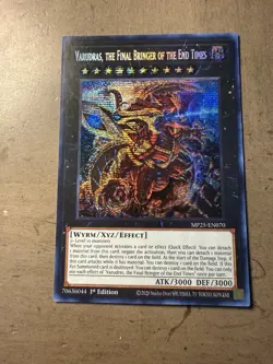 YUGIOH VARUDRAS THE FINAL BRINGER OF END TIMES (english) 1st Ed. MP25-EN070 - Image 1