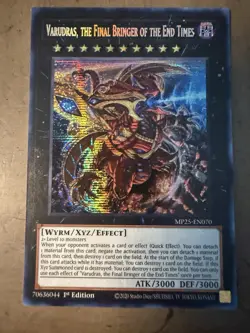 YUGIOH VARUDRAS THE FINAL BRINGER OF END TIMES (english) 1st Ed. MP25-EN070 - Image 2