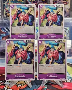 One Piece Card Game PURPLE Monkey.D.Luffy #OP05-070 Fra-Nosuke X4 English - Image 1