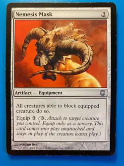 MTG 1x Nemesis Mask # 134 Darksteel Modern Magic the Gathering Card x1 HP - Image 1