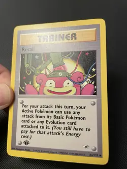 Recall 116/132 Gym Heroes WotC Vintage 1st Edition Pokemon Card - Image 2