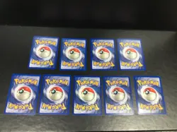 Lot Of 9 Vintage Non-Holo Pokemon Cards - No Duplicates - NICE! - Image 2