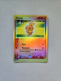 Pokemon TCG Torchic EX Ruby & Sapphire Reverse Holo Card 73/109 - Image 1