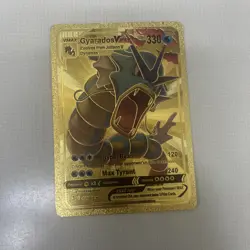Gyarados Vmax Rare Gold Fan Art Pokemon Card TCG #029/203 - Image 1