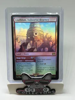 FOIL R 0285 Lindblum, Industrial Regency Final Fantasy MTG Card Rare FIN FFIX - Image 1