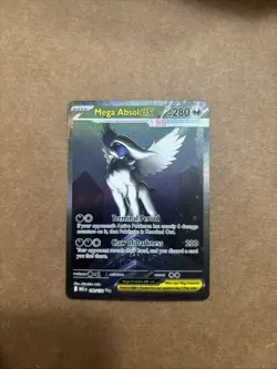 Mega Absol EX Sir Pokemon Card Very Good Condition - Image 1