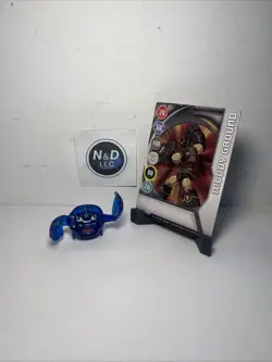 Bakugan Gorem Blue Aquos Translucent B1 400G Classic Battle Brawlers W/Card RARE - Image 1