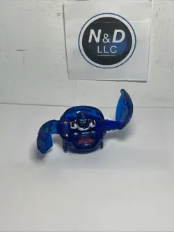 Bakugan Gorem Blue Aquos Translucent B1 400G Classic Battle Brawlers W/Card RARE - Image 2