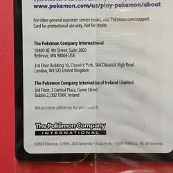 Pikachu Pokemon Scarlet & Violet Black Star SVP 190 Factory Sealed Promo Card - Image 5