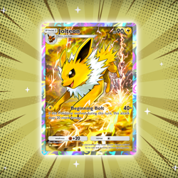 Jolteon #74 Illustration Rare Pokemon TCG Pocket Eevee Grove Holo Card - Image 1