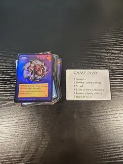 Magi Nation Duel - ENTOMB FOIL + 80+ Cards Lot CCG Played Condition - Image 1